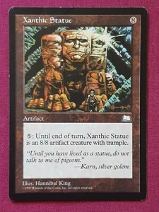 Magic The Gathering WEATHERLIGHT XANTHIC STATUE artifact card MTG - Picture 1 of 2
