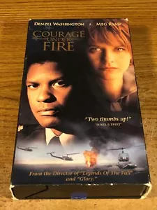 Courage Under Fire VHS VCR Video Tape Movie Used Meg Ryan Denzel Washington - Picture 1 of 7