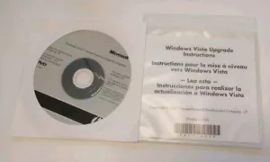 Microsoft Windows Vista Home Premium Express Upgrade CD Disc w/ Instructions New - Picture 1 of 4