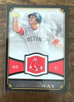 2012 Topps Gold Futures Boston Red Sox Baseball Card #GF22 Ryan Lavarnway - Image 1 of 2