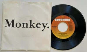 George Michael Monkey 45 rpm PS M- Columbia Synth-Pop (1988) Wham - Picture 1 of 2