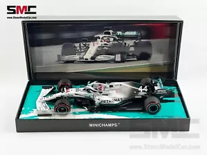 Mercedes F1 W10 Lewis Hamilton tedesco 2019 campione del mondo 1:18 MINICHAMPS regalo - Foto 1 di 10