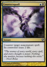 1x Countersquall - Duel Decks: Ajani vs. Nicol Bolas - Moderately Played, Englis