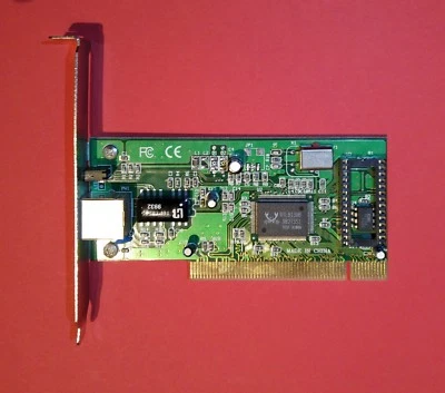 Netzwerkkarte PCI 10/100 Mbps Fast-Ethernet Realtec Chipsatz - Bild 1 von 3