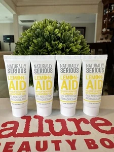 4x Naturally This Serious Lemon-Aid Makeup-Removing Cleansing Gel NEW. 7.5 Ml Ea - Picture 1 of 3