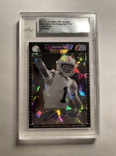 2021 Leaf Pro Set Metal Zach Wilson Pre Production Proof Auto 1/1 Crystal Black