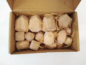 Wooden Building Blocks Lightweight Natural Balancing Blocks - Picture 1 of 3
