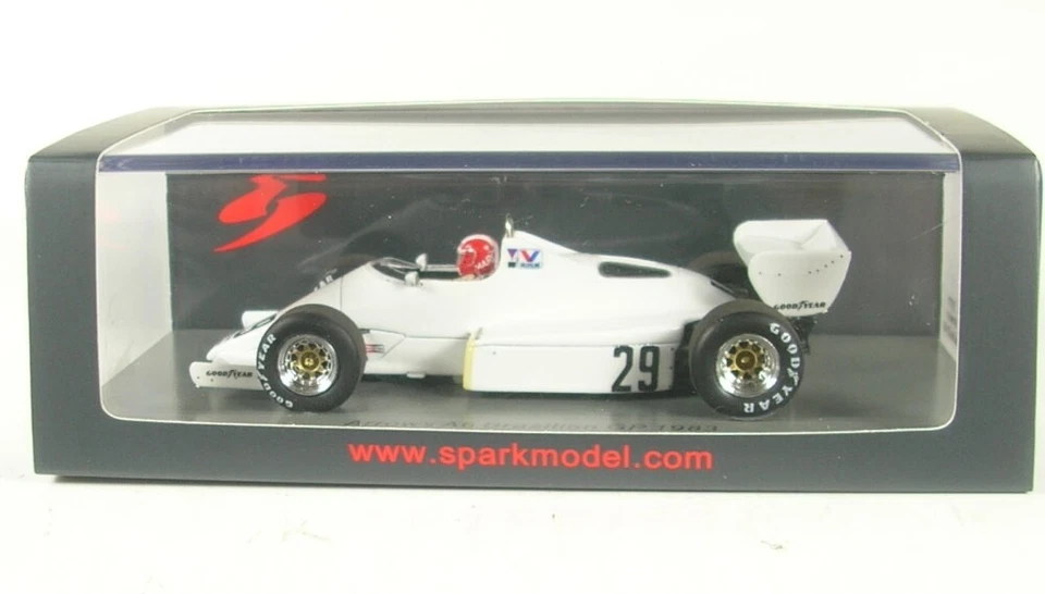 1 43 Spark Arrows F1 A6 #29 Brazil Gp 1983 M.Surer White S5778 Modellino