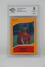 1990 Procards A and AA #29 Moises Alou Rookie Beckett 9 NEAR MINT