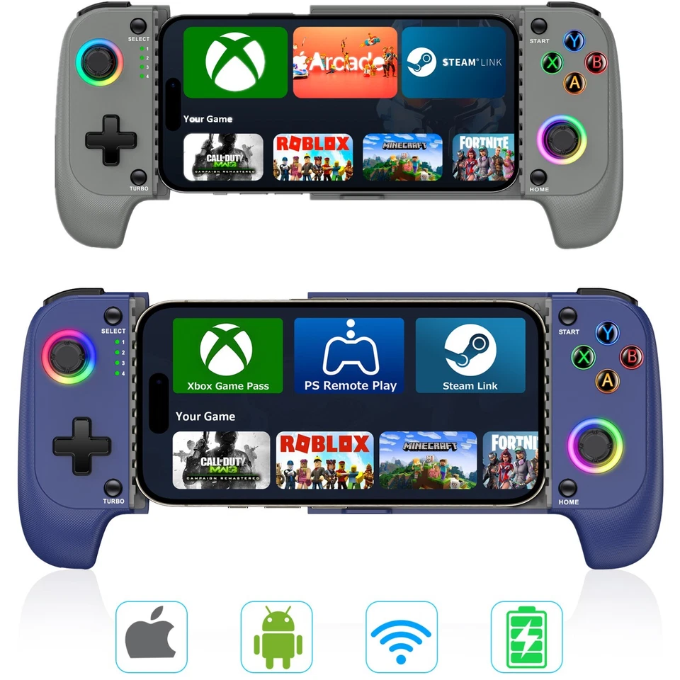 One Mobile Gaming Controller für iPhone,PS Remote Play/Xbox Cloud,MFi Apple - Bild 1 von 4