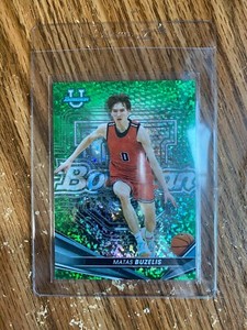 2022-23 Bowman's Best University MATAS BUZELIS Green Diamond Refractor /99 MINT