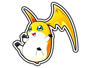 #2306 Patamon Digital Monster Adhesivo Impermeable Vinilo Troquelado Calcomanía Coche Laptop - Imagen 1 de 1