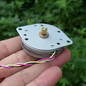 Portescap DC 12V 3.6 Degree 44mm Ultra-thin Round 2-phase 4-wire Stepper Motor - Picture 1 of 12
