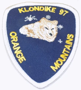 Boy Scouts BSA  Orange Mountains 1997 Klondike Patch New Jersey 4" T x 3 1/4" w - Picture 1 of 3