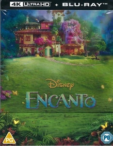 Disney Encanto 2-Disc Limited Edition 4K UHD SteelBook w/Slip Region A, B & C UK - Bild 1 von 2