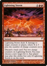 Lightning Storm - Foil Coldsnap MP MTG