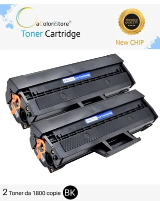 KIT 2 Toner per MLT-D111L Samsung M2021 W M2078 W F M2070 FW M2026 M2020 M2022 - Immagine 1 di 4
