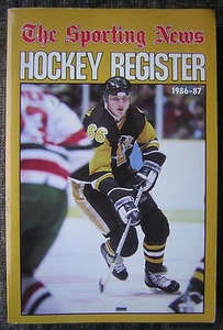 1986-87 The Sporting News Registro Hockey con Copertina Pinguini Mario Lemieux - Foto 1 di 5