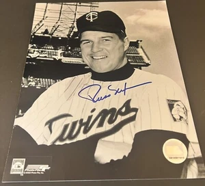 Russ Nixon Autographed 8x10 Photo - Twins-2002 Cooperstown w/MLB HOLO AUTHENTIC! - Picture 1 of 5