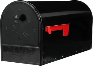 Gibraltar Mailboxes OM160BEC Outback Double Door, Large Capacity Mailbox, Black - Picture 1 of 12