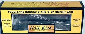 Rail King MTH 30-7608 Union Pacific Flatcar NYC Semi-Scale Flat Car w/Trl NIB - Picture 1 of 3