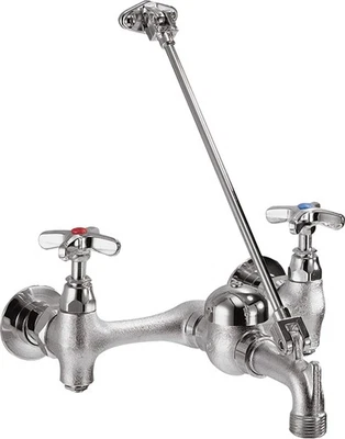 Delta 28T9 Double Handle Wallmount Faucet - Chrome - Image 1 of 2
