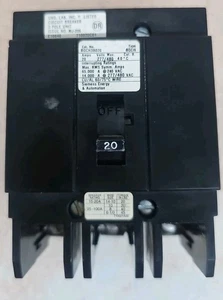 Siemens BQCH3B020 20 Ampere 480V Anschraub-BQCH Leitungsschutzschalter - Bild 1 von 4