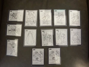 Lote de 13 tarjetas Topps Chrome Star Wars 2025 - Por números - - Imagen 1 de 11