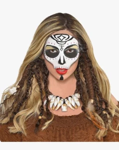 VOODOO WITCH DOCTOR DREADLOCK HAIR EXTENSIONS COSTUME ACCESSORY LB5 - Picture 1 of 1