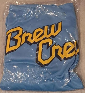 2025 MILWAUKEE BREWERS LONG SLEEVE LIGHTWEIGHT HOODIE SGA SIZE XLARGE PROMO - Picture 1 of 1