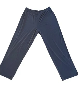 Pantalones para mujer estilo sin esfuerzo de Citiknits gris humo cintura elástica talla grande Foto 1 de 4