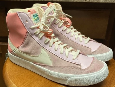Nike Blazer Mid ‘77 SE GS Dance Pink White Youth Size 7Y back to school - Image 1 of 4