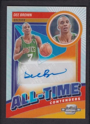 2023-24 DEE BROWN 096/125 AUTO PANINI CONTENDERS OPTIC ALL TIME HOLO AUTOGRAPHS - Image 1 of 2