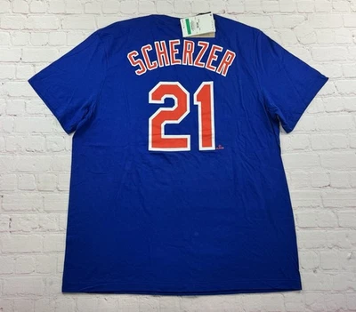 Nueva Camiseta MLB NY New York Mets #21 Max Scherzer Nike - Para Hombre Talla XL Foto 1 de 4