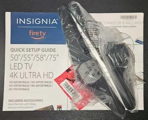 Stand L&R Legs for Insignia fire TV NS-50F301NA22 NS-50F301NA24 NS-55F301NA22 - Picture 1 of 4