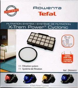 Rowenta Tefal Filter Set ZR006001 X-TREM Power Cyclonic Staubsauger - Bild 1 von 4