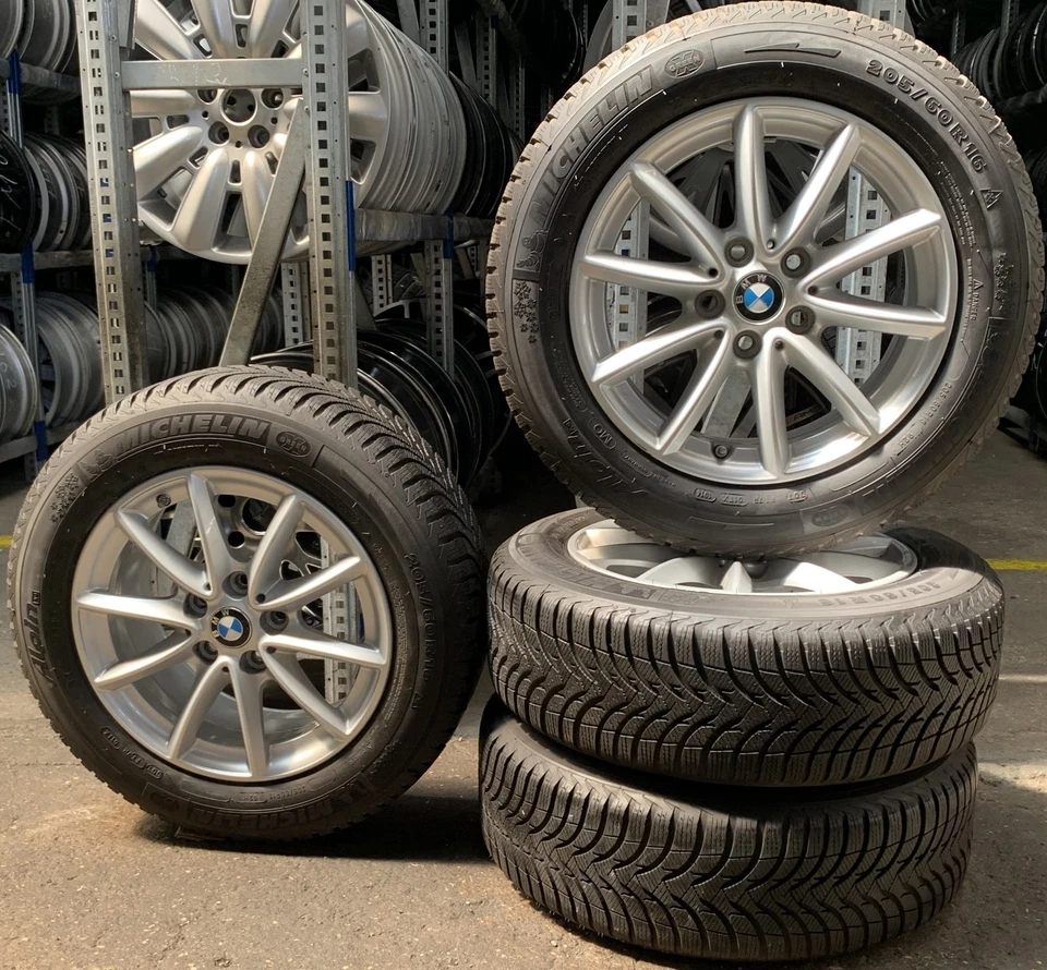 4x Original BMW Winterräder 205/60 R16 92H - für 2er F45 AT F46 GT 1257 - Bild 1 von 4