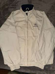 John Deere Logo Port Authority Men’s XL Coat/Jacket Green / Gray - Picture 1 of 2