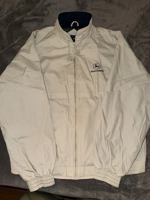 John Deere Logo Port Authority Men’s XL Coat/Jacket Green / Gray - Image 1 of 2