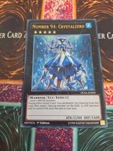 Yu-Gi-Oh! Nummer 94: Crystalzero DUSA-DE006 Ultra Rare 1. Auflage Near Mint - Bild 1 von 4