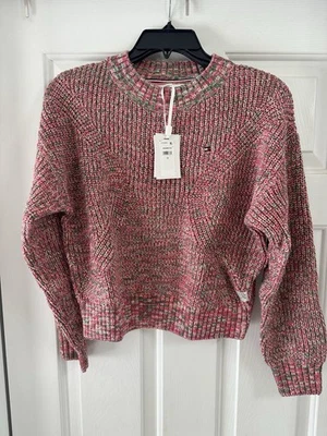 Girls Youth Tommy Hilfiger  Sweater Pullover Size 12 Pink NWT - Image 1 of 4