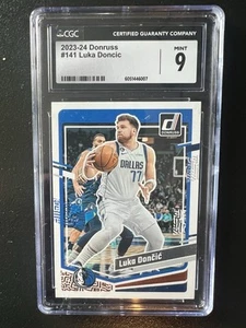 2023-24 Donruss Luka Doncic #141 CGC 9 - Picture 1 of 2