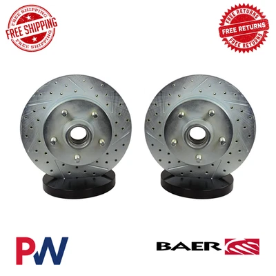 Rotores de rendimiento de garra de frenos Baer - delanteros para Chevrolet 88-91 / GMC R1500 2x2 Foto 1 de 4