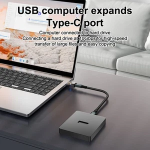 120W USB To Type C OTG Adapter Converter For Macbook IPhone IPad Xiaomi Laptops - Zdjęcie 1 z 16