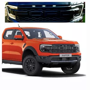 FIT Ford Ranger Raptor P703 2022-2024 NEXT-GEN White LED Front Grille Light 3PCs - Picture 1 of 6