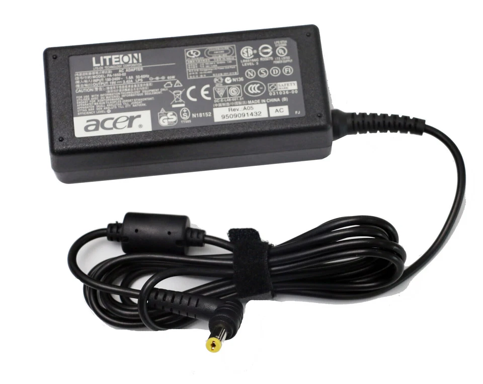 Genuine Acer 19V 3.42A 65W AC Adapter Charger Acer Aspire Power Supply 5.5*1.7mm - Bild 1 von 1