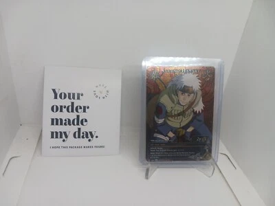 Naruto CCG/TCG - Sakumo Hatake - Full Art - White Fang - Kakashi - Bandai  - Image 1 of 4