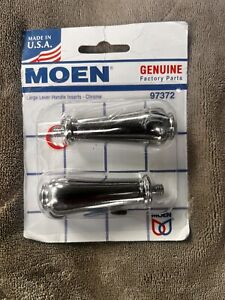 New Moen Faucet Large Handle Insert Replacement Chrome 97372