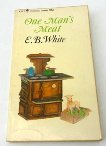 1966 One Man’s Meat E.B. White Harper Row Perennial Library Paperback Book - Picture 1 of 7