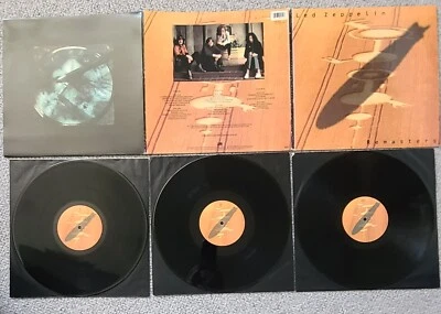 LED ZEPPELIN-REMASTERS-ORIGINAL UK ISSUE  3 x LP SET ON SWANSONG-1990-V.G.COND - Image 1 of 3